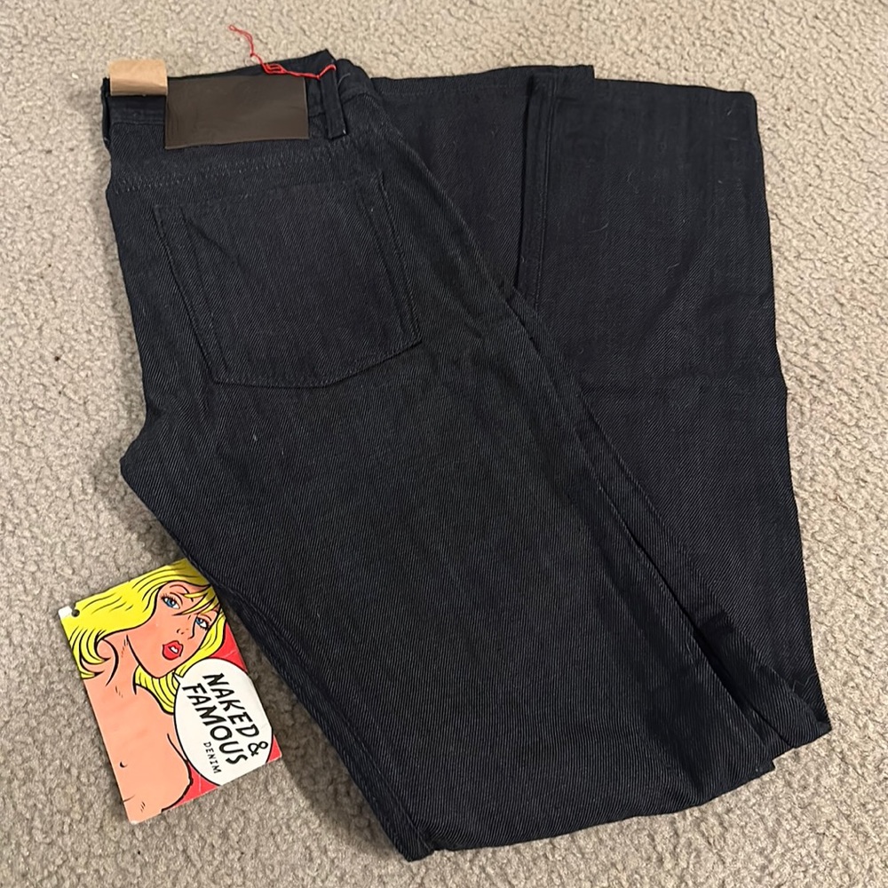 Naked and Famous men’s jeans size 28 NEW